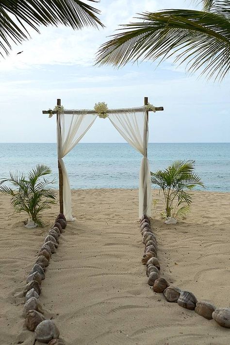 coconut aisle runner for beach wedding Wedding Ideas Philippines, Simple Beach Wedding Ideas, Beach Wedding Ideas, Simple Beach Wedding, Dream Beach Wedding, Wedding Vows Renewal, Beach Wedding Inspiration, Beach Ceremony, Wedding Set Up