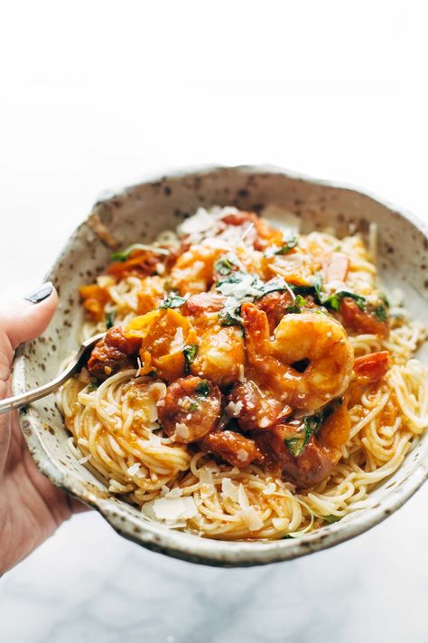 Capellini Pomodoro Recipe, Capellini Pomodoro, Capellini Pasta, Pasta Shrimp, Resep Pasta, Shrimp Dishes, Budget Friendly Recipes, Spaghetti Squash, Fresh Tomatoes