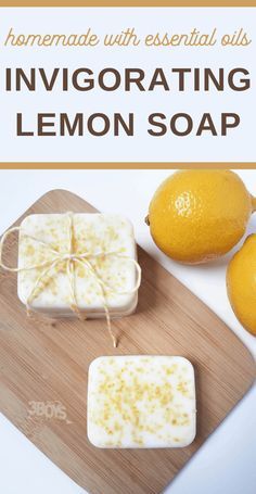 Lemon Balm Soap Recipe, Lemon Soap Recipe, Easy Melt And Pour Soap Recipes, Soap Exfoliants, Homemade Products To Sell, Zest Soap, Savon Diy, Easy Soap Recipes, Lemon Recipe