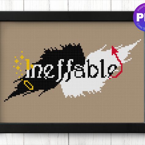 Angel Tv Show, Demon Angel, Easy Cross Stitch, Graph Crochet, Easy Cross Stitch Patterns, Perler Bead Templates, Graph Design, Easy Cross, Tapestry Crochet Patterns