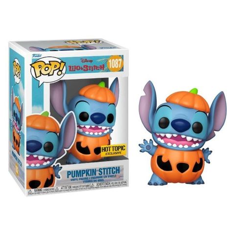 Stitch Things To Buy, Cute Funko Pops, Stitch Funko Pop, Pumpkin Stitch, Игрушки Funko Pop, Lilo And Stitch Characters, Lilo And Stitch Merchandise, Pop Figurine, Funko Pop Dolls