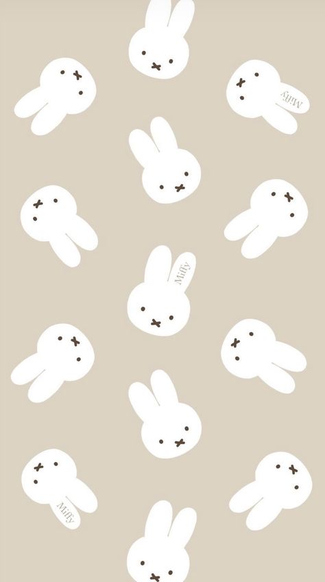 Miffy Bunny Wallpaper, Miffy Wallpaper Iphone, Miffy Print, Miffy Wallpaper, Miffy Bunny, Korea Wallpaper, Bunny Wallpaper, Cute Desktop Wallpaper, Simple Phone Wallpapers