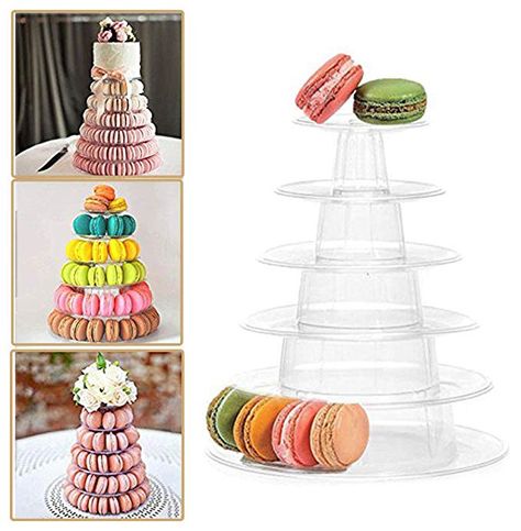 Macaron Stand, Macaroon Tower, Cupcake Fondant, Dessert Display Stand, Macaron Tower, Cake Tower, Round Cake Stand, Cake Rack, Macaron Cake