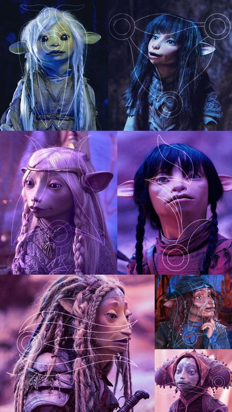 Dark Crystal Age Of Resistance Fan Art, The Dark Crystal Age Of Resistance, Dark Crystal Art, Faerie Art, Crystal Tattoo, Faery Art, Fraggle Rock, Spooky Tattoos, Dark Crystal