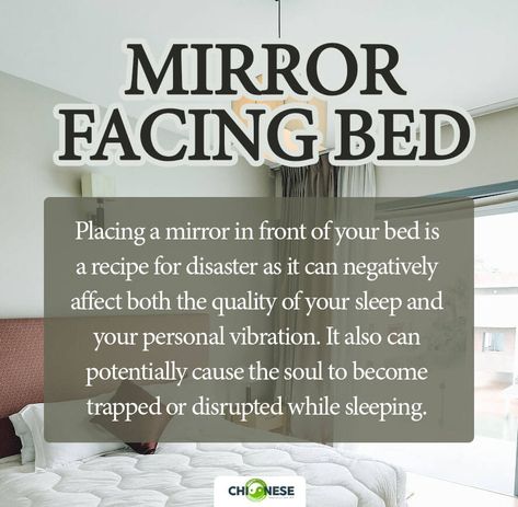 mirror facing bed Bed Positioning In Bedroom Feng Shui, Feng Shui Bedroom Mirror, Bed Under Window Feng Shui, Mirror Feng Shui, Feng Shui Bedroom Example, Paranormal Facts, Feng Shui Tips, Switch Words, Feng Shui