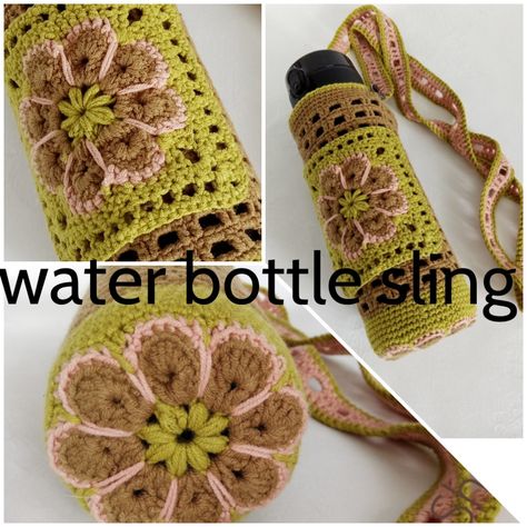 Handbag With our unique handmade water bottle holders, you can show off your individual sense of style and comfort with our crochet-inspired design. Crochet Hydro Flask Holder, Bottle Crochet Bag, Water Bottle Crochet Holder, Water Bottle Crochet, Crochet Water Bottle Bag, Water Bottle Holder Crochet, Crochet Bottle Holder, Crochet Water Bottle, Crochet Craft Fair