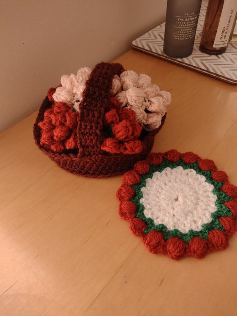 Lilly flower crochet coasters bouquet Crochet Bouquet Coaster, Lilly Flower, Crochet Bouquet, Cute Gift Ideas, My Hobbies, Flower Crochet, Diy Crochet Projects, Crochet Coasters, Hacks Diy