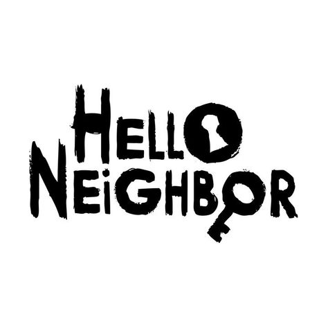 Hello Neighbor Game, Hello Neighbor, Game Logo, Making Shirts, ? Logo