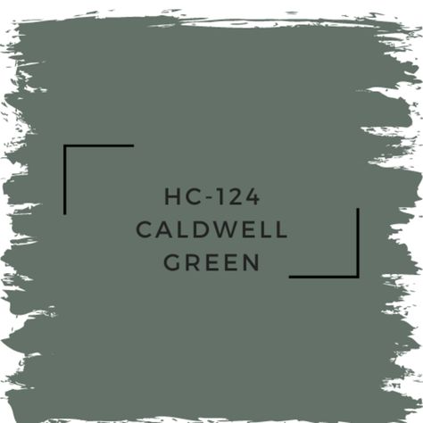 Bm Caldwell Green, Caldwell Green Benjamin Moore, Benjamin Moore Caldwell Green, Caldwell Green, Green Benjamin Moore, Van Deusen Blue, Paint Color Combos, Historic Colours, Benjamin Moore Colors