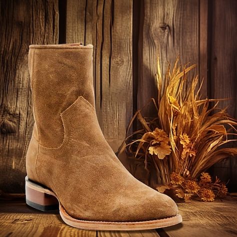 Boots Men Outfit, Booties Ankle Boots, Men’s Boots, Brown Fall, Suede Chelsea Boots, Men Suede, Mens Cowboy Boots, Tactical Boots, Ostrich Leather