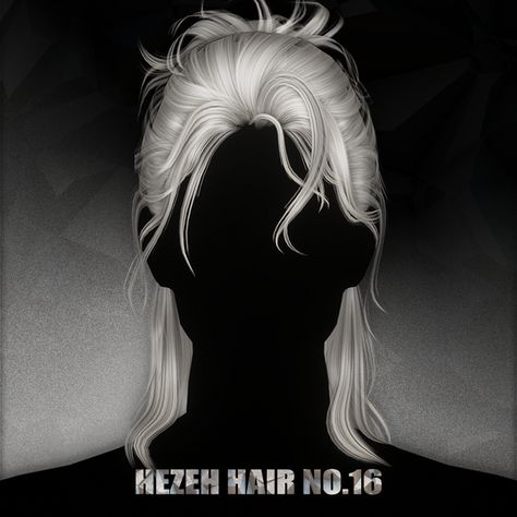 [Hezeh]Hair_No.16 | Patreon Mods Sims 4, Sims 4 Hair Male, Sims 4 Male Clothes, Sims 4 Cas Mods, Mod Hair, The Sims 4 Skin, Sims 4 Anime, Pelo Sims, Free Sims 4