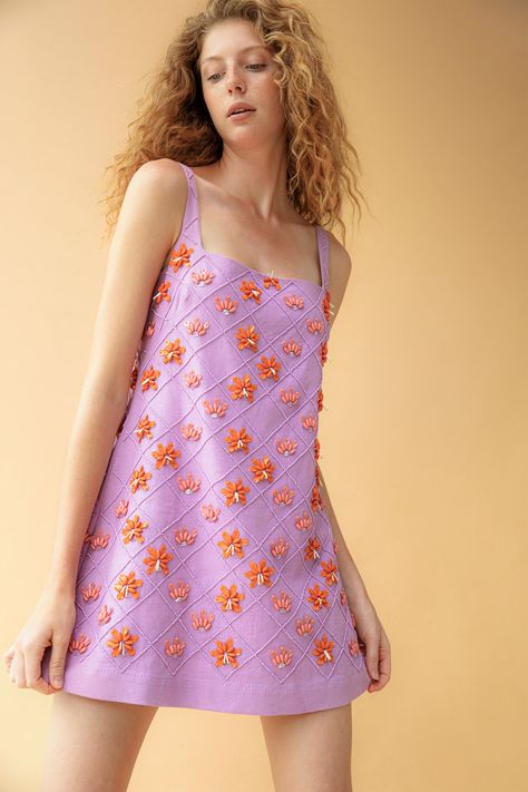 Tanya Taylor, Womenswear Fashion, Fashion Sewing Pattern, Fashion Today, Spring 2024, Look Fashion, Fashion Prints, Designer Dresses, Fashion Show