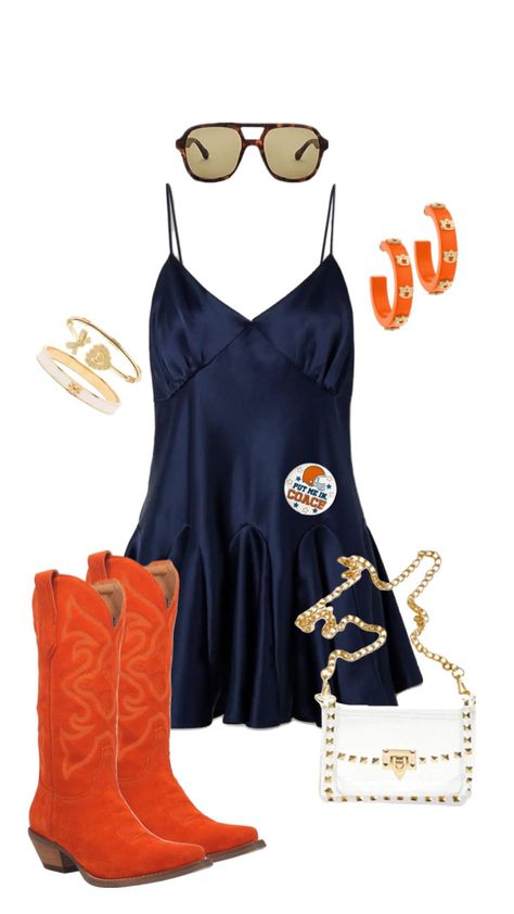 #auburn #gamedayfit #ootd #outfitinspo #preppy #fyp #fitinspo #football Auburn Gameday Outfit, Auburn Clothes, College Football Game Outfit, College Gameday Outfits, Football Game Outfit, Nashville Outfits, Country Concert Outfit, Cowboy Outfits, Football Outfits