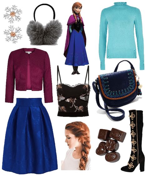 Anna Frozen Outfit | ShopLook Anna Frozen Aesthetic Outfit, Anna Frozen Halloween Costume, Anna Frozen Outfit, Anna Inspired Outfit, Anna Costume Diy, Frozen Costume Diy, Anna Disneybound, Frozen Disneybound, Frozen Inspired Outfits