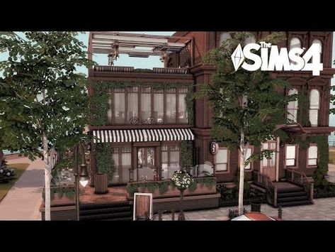 Restaurant, Sun Myshuno, Family restaurant, Romantic restaurant, The Sims 4 Sims 4 San Myshuno Restaurant, Sims 4 San Myshuno Community Lots, Ts4 Restaurant, Sims 4 San Myshuno, Ts4 Lots, Ts4 Builds, Sims Lots, Sims 4 Restaurant, Brindleton Bay