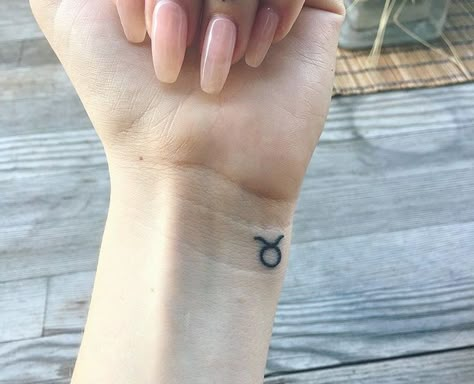 Taurus wrist tattoo ❤️ Taurus Tattoo Ideas, Tattoo Taurus, Taurus Symbol Tattoo, Taurus Bull Tattoos, Taurus Constellation Tattoo, Virgo Constellation Tattoo, Taurus Tattoo, Tattoo Minimal, Constellation Tattoo