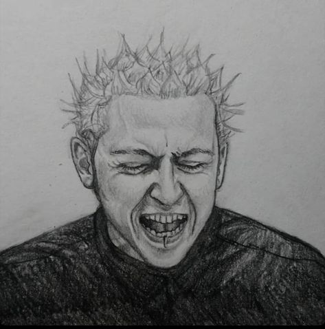 Linkin Park Fanart, Linkin Park Drawing, Chester Bennington Drawing, Chester Bennington Art, Linking Park, Charles Bennington, Linkin Park Chester, Mike Shinoda, Chester Bennington