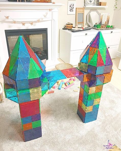 ✨❤️ 𝑀𝒶𝓃𝑔𝒶 𝒯𝒾𝓁𝑒𝓈 ❤️✨We absolutely love our Magna tiles over here. Look at this London Bridge inspired construction! I’m thinking of adding some new materials to inspire even more creativity and innovation. So far on my list: jingle bells, metal washers and tea lights. I’d love it if you would add to the list in the comments. ❤️ Magna Tiles, Instagram Widget, Invitation To Play, Teaching Preschool, London Bridge, Creativity And Innovation, Day Wishes, Play To Learn, Jingle Bells