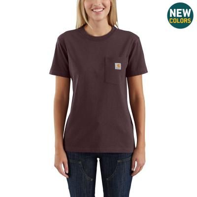 petite Carhartt Women's Small Deep Wine Cotton Workwear Pocket Short Sleeve T-Shirt Workwear Shorts, Carhartt Womens, Carhartt Workwear, Carhartt Women, Tee Shirt Homme, Work Wear Women, Pocket Tshirt, Work Shirts, Pocket Tee