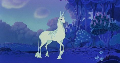 Why The Last Unicorn is the Best Animated '80s Movie Fantasy Titles, The Last Unicorn Movie, Unicorn Tattoos, Last Unicorn, Movies Disney, The Last Unicorn, Unicorn Art, Horse Sculpture, Animated Movies