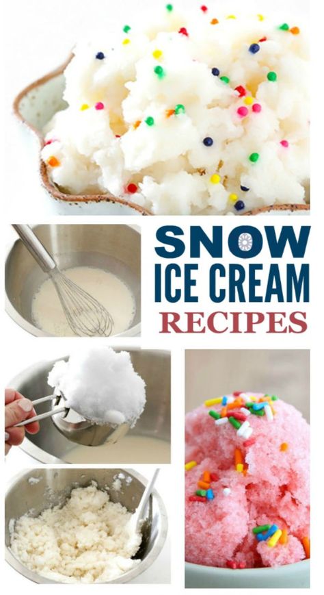 Easy and delicious ways to make ice cream using snow! #snow #snowicecreamrecipe #snowicecream #howtomakesnowicecream #growingajeweledrose #activitiesforkids Ice Cream Tutorial, Snow Ice Cream, Snow Cream, Mad Scientists, Tasty Drinks, Snow Ice, Ice Cream Treats, Make Ice Cream, How To Make Snow