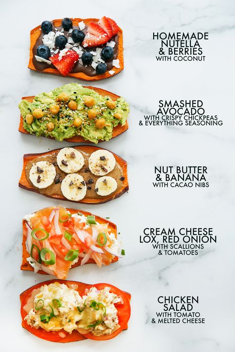 Lexi's Clean Kitchen | How to Make Sweet Potato Toast Potato Toast, Healthy Toast, Lexi's Clean Kitchen, Sweet Potato Toast, Toast Toppings, Vegan Healthy, God Mat, Paleo Breakfast, Fiber Rich