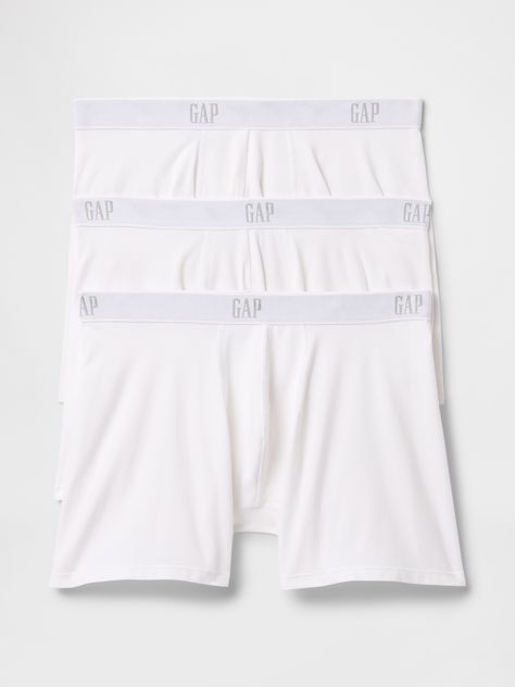 Stretch jersey knit. Gap logo at elasticized waistband. Select styles have allover stripes. #608869