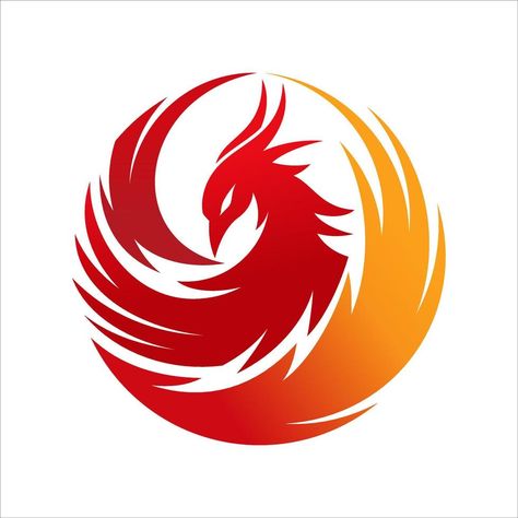 Phoenix Logo Design Art, Phoenix Logo Symbols, Fenix Logo, Phoenix Logo Design, Tato Phoenix, Drawing Flames, Phoenix Vector, Phoenix Images, Phoenix Logo