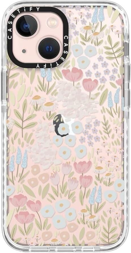 Amazon.com: CASETiFY Impact iPhone 13 Mini Case [6.6ft Drop Protection] - Eleanor by Ivory Paper Co - Clear Frost : Cell Phones & Accessories Preppy Phone, Casetify Cases, Preppy Phone Case, Iphone 13 Mini Case, College Student Hacks, Student Hacks, College Student, Phones Accessories, Mini Case