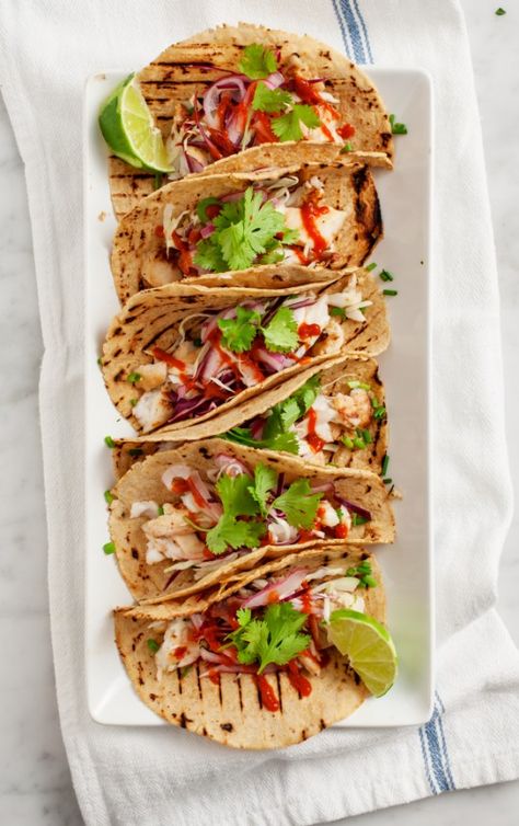 Tequila Lime Fish Tacos Df Meals, Fish Meals, Healthy Taco, Seafood Meals, Tofu Tacos, Southwestern Recipes, Fish Tacos Recipe, Breakfast And Brunch, Food Favorites