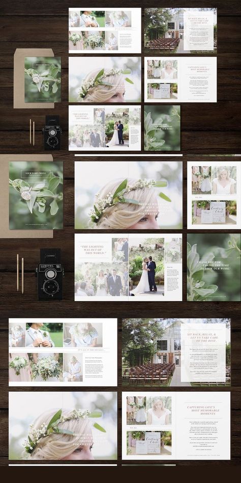 Wedding Photo Book Layout, Wedding Magazine Template, Wedding Album Design Layout, Wedding Photography Magazine, Wedding Photo Album Layout, Album Design Layout, Wedding Album Layout, Wedding Album Templates, Magazine Cover Template