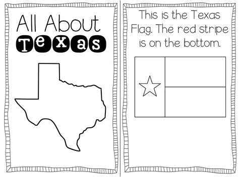 Texas Symbols Freebie | Teaching With Haley O'Connor All About Texas Preschool, Texas Activities, Texas Symbols, Texas Theme, Kindergarten Social Studies, State Symbols, 2nd Grade Math Worksheets, Worksheets For Kindergarten, 1st Grade Math Worksheets