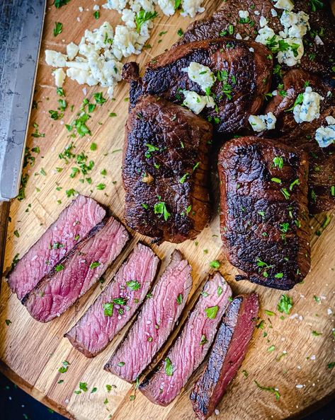 Grilled Venison Steak, Venison Loin Recipes Grill, Deer Steaks Recipes, Deer Steaks, Deer Steak Recipes, Grilled Venison, Venison Steak Recipes, Cooking Venison Steaks, Deer Steak