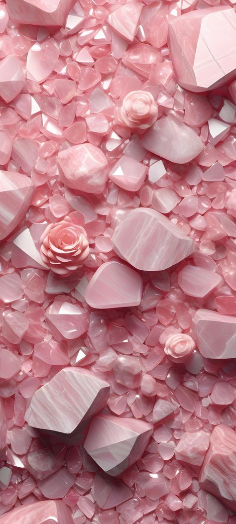 Rose quartz heart