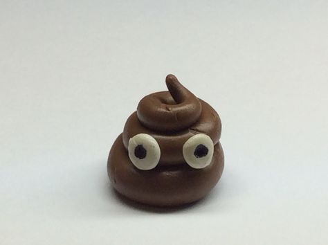 Clay poop emoji by Potter Pines same size as flowerpot clay figure (penny) Plastelina Figures Easy, Plasteline Figures, Clay Little Figures, Clay Date Ideas Easy Couple, Easy Clay Ideas Step By Step, Polymer Clay Easy Ideas, Clay Ideas Step By Step, Clay Characters Easy, Modeling Clay Ideas Step By Step