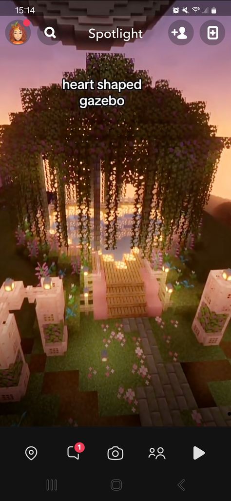 Minecraft Building Ideas Valentines, Minecraft Build For Girlfriend, Minecraft Anniversary Builds, Minecraft World For Boyfriend, Romantic Things To Build In Minecraft, Duo Minecraft Houses, Heart House Minecraft, Valentines Minecraft Builds, Ldshadowlady Minecraft Builds