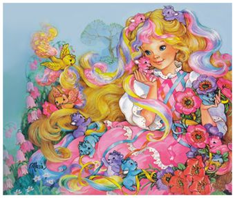 This picture from "Lady Lovely Locks and the Pixietails" makes me feel warm-hearted, and gives me memories of sweet aromas. Lady Locks, Hair Clips 90s, Lady Lovely Locks, Memory Board, 80s Cartoons, Rainbow Brite, Retro Cartoons, Locked Wallpaper, Girly Stuff