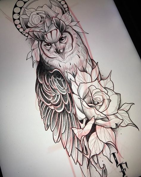 WEBSTA @lucasferreiratattoo Studying ✍🏼 Design available lucasferreiratattoo@gmail.com Owl Tattoo Sketch Design, Neotrad Owl Tattoo, New School Owl Tattoo Design, Neotraditional Owl Tattoo Design, Lilith Owl Tattoo, Studying Design, Traditional Owl Tattoos, Owl Tattoo Drawings, Neo Tattoo