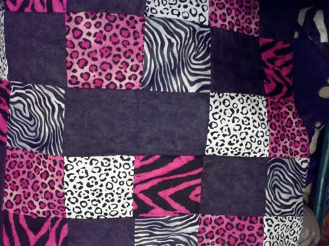 ♥ ~ ♥ Pink and Black ♥ ~ ♥ Zebra Blanket, Zebra Room, Safari Home Decor, Leopard Blanket, Hot Pink Leopard, Trashy Y2k, Pink Vibes, Pink Interior, Printed Quilt