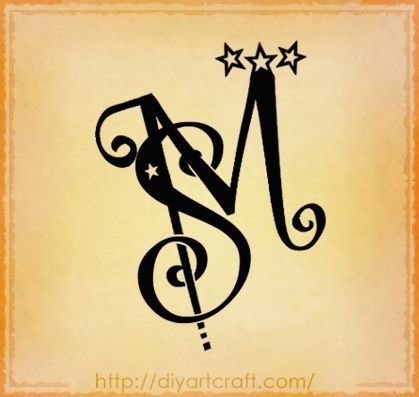 M Letter Design, Love Images With Name, Alphabet Tattoo Designs, M Tattoos, S Letter Images, Calligraphy Tattoo, Monogram Tattoo, Stylish Alphabets, Love Heart Images