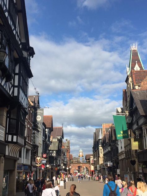 Chester, UK https://walshswanderlust.wordpress.com/ England Travel, Chester, Dream Life, New York Skyline, Times Square, England, New York, Travel