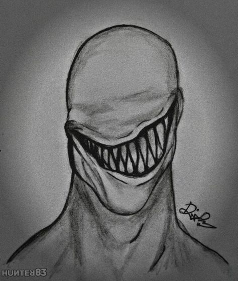 Creepy Smiles Drawings, Scary Alien Drawing, Creepy Drawing Sketches, Creepy Smile Tattoo, Creepy Drawing Easy, Monster Drawings Creepy, How To Draw Alien, Drawing Ideas Alien, Scary Drawing Ideas Creepy