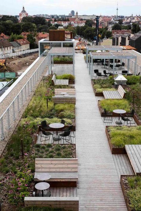 Magic College, Apartment Rooftop, Roof Landscape, Terraced Landscaping, Roof Garden Design, Terrasse Design, Rooftop Terrace Design, Rooftop Design, Terrace Design