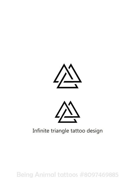 Being animal tattoos Tattoo Designs Triangle, Double Triangle Tattoo Design, Couple Triangle Tattoo, 3 Triangle Tattoo Design, Cool Triangle Tattoos, Triangle Tattoos Men, Triangle Back Tattoo, Viking Triangle Tattoo, Triangle Wrist Tattoo