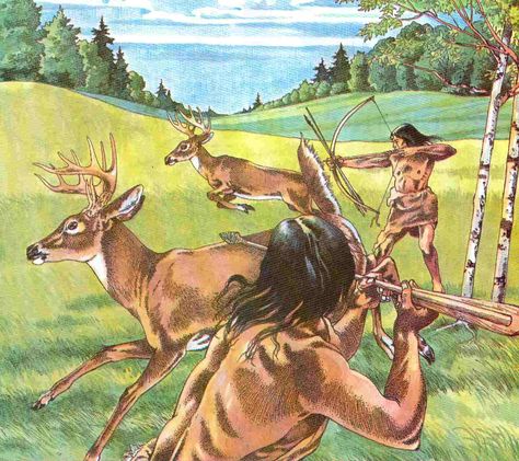 American Indian Artwork, Deer Artwork, Prehistoric Man, Earth Drawings, B Image, Hunting Art, Early Humans, Prehistoric Art, Wildlife Paintings