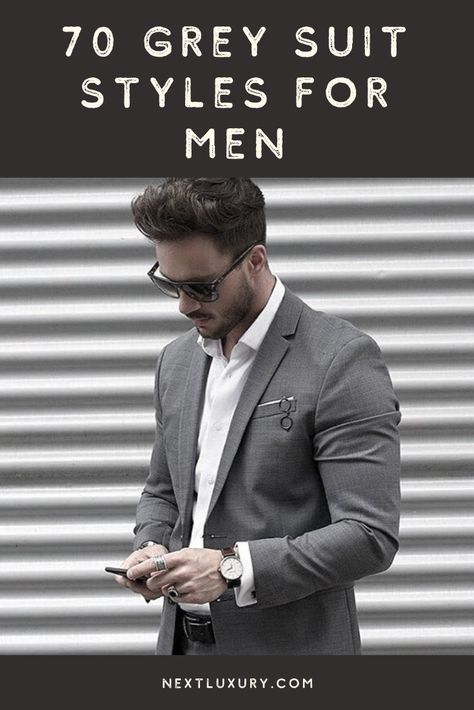 Gray Suit Outfit Men, Men’s Grey Suit Outfit, Mens Grey Suit Outfit, Classic Suits For Men Classy, Men Grey Suit, Grey Suit Outfit Men, Light Grey Suit Combinations, Men’s Grey Suit, Gray Suit Combinations