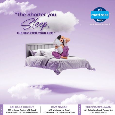 #themattresshub #coimbatore #tiruppur #mattressbed #sleepwell #peacefulsleep #hubspecial #luxuriouslifestyle #coimbatoremattress #luxurymattresscoimbatore #aadisale #summer2023 #CoimbatoreNews #mattresssale #mattressdeals #mattressshopping #mattressbyappointment #aadisale2023 #luxuriousmattress #aadisalecoimbatore Mattress Ads Advertising, Mattress Social Media Design, Bedsheet Creative Ads, Mattress Advertising Creative, Mattress Creative Ads, Bedding Ads, Mattress Ads, Travel Advertising Design, Facebook Post Design