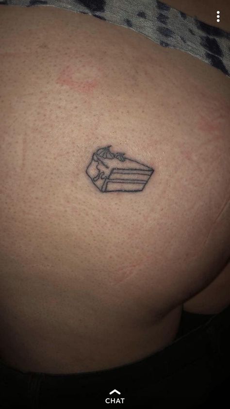 Slice Of Cake Tattoo, Cake Tattoo, A Slice Of Cake, Zanesville Ohio, Red Rose Tattoo, Slice Of Cake, Cake Slice, Piercing Tattoo, Body Mods