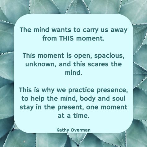 Staying In The Moment, One Moment At A Time, Be Present Quotes, Moments Quotes, Group Therapy, Therapy Ideas, One Moment, Body And Soul, Piece Of Me