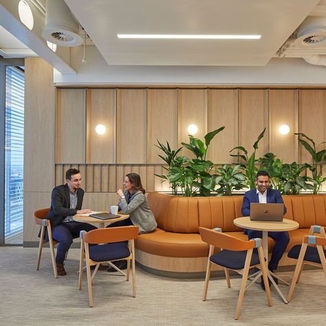 In the heart of Paddington, Capital Group's impressive 221,000 sq ft office serves as their new European hub.⁠ ⁠ Despite the expansive floorplate, Capital Group have crafted an environment that is inviting and connected. Whether it's the elegant lounge areas that inspire collaboration or wellness spaces to provide employees with the opportunity to retreat and recharge throughout the day. ⁠ ⁠ Project Partners:⁠ CBRE ⁠ tp bennett ⁠ chapmanbdsp ⁠ ⁠ Take a look at the full case study over on our ... Interior Design Office Space, Workplace Collaboration, Interior Design Lounge, Organic Sofa, Joinery Details, Booth Seating, Girl Nursery Room, Banquette Seating, Office Snapshots